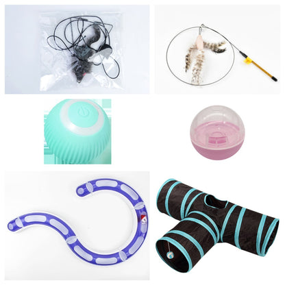 Cat Gravity Intelligent Rolling Ball Tease Toy Pet Automatic Rotating Ball Bundle1 USB