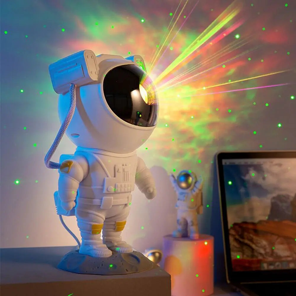 Creative Astronaut Galaxy Starry Sky Projector Nightlight Bedroom Table Lamp