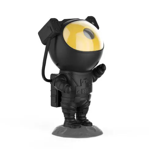 Creative Astronaut Galaxy Starry Sky Projector Nightlight Bedroom Table Lamp Black USB