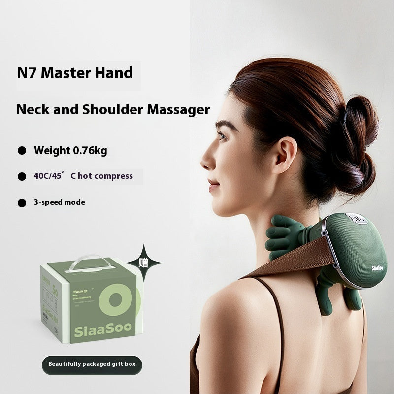 Electric Neck And Shoulder Muscle Massager Wireless Shoulder And Relax Pain Relief