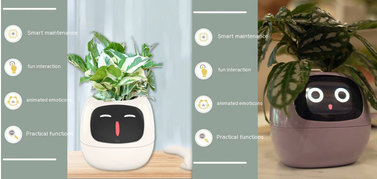 Smart Planter Endless Fun Over 49 Rich Expressions 7 Smart Sensors And AI Chips Set55 Small