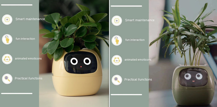Smart Planter Endless Fun Over 49 Rich Expressions 7 Smart Sensors And AI Chips Set57 Small