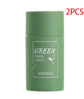 Cleansing Green Tea Mask Stick Oil Control Whitening Mask Skin Care A 2pcs