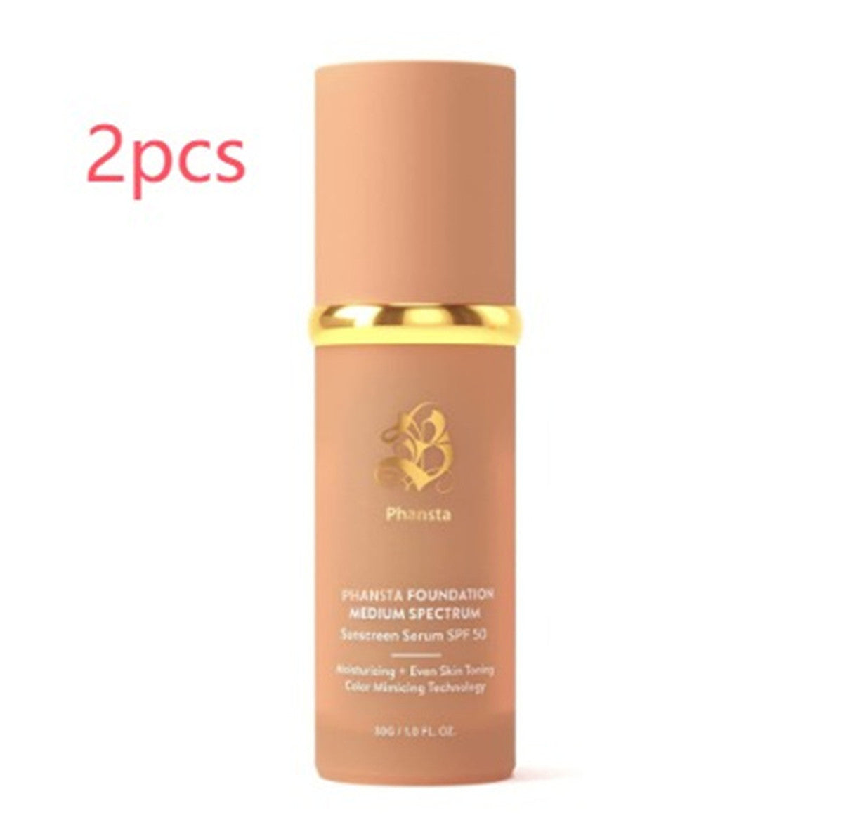 4-in-1 Bionic Color-changing Concealer Foundation Moisturizing Repair Foundation New 30g 2pcs