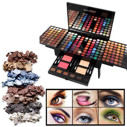 180 Colors Eyes Shadow Blush Set Personalized Piano-shaped Makeup Palette Box 004Y
