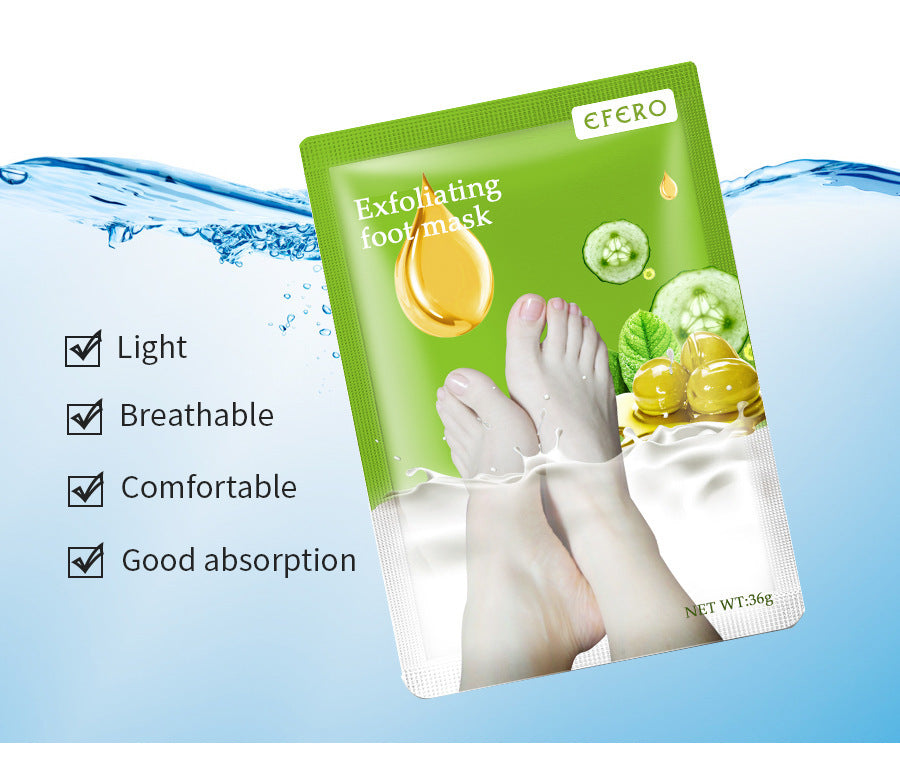 Exfoliating Foot Mask Foot SPA Pedicure Socks Removing Dead Skin Whitening Foot