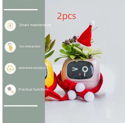 Smart Planter Endless Fun Over 49 Rich Expressions 7 Smart Sensors And AI Chips Set3 Small