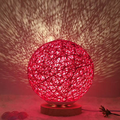 Hot Selling Creative Linen Table Lamp16 Color Remote Control Lamp
