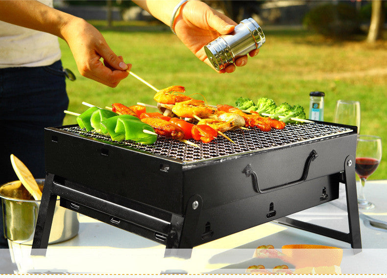 Barbecue Large Outdoor Barbecue Portable Charcoal Grill