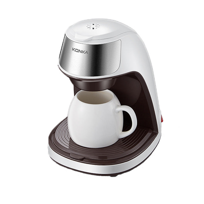 New Coffee Machine Fully Automatic Home Office Mini American Small Portable Coffee Maker 230x175x230mm