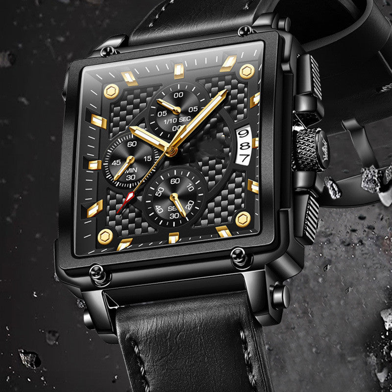 Olevs Multifunctional Quartz Watch Casual Watch Black