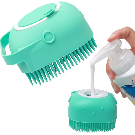 Pet Dog Shampoo Massager Brush Cat Massage Shower Brush