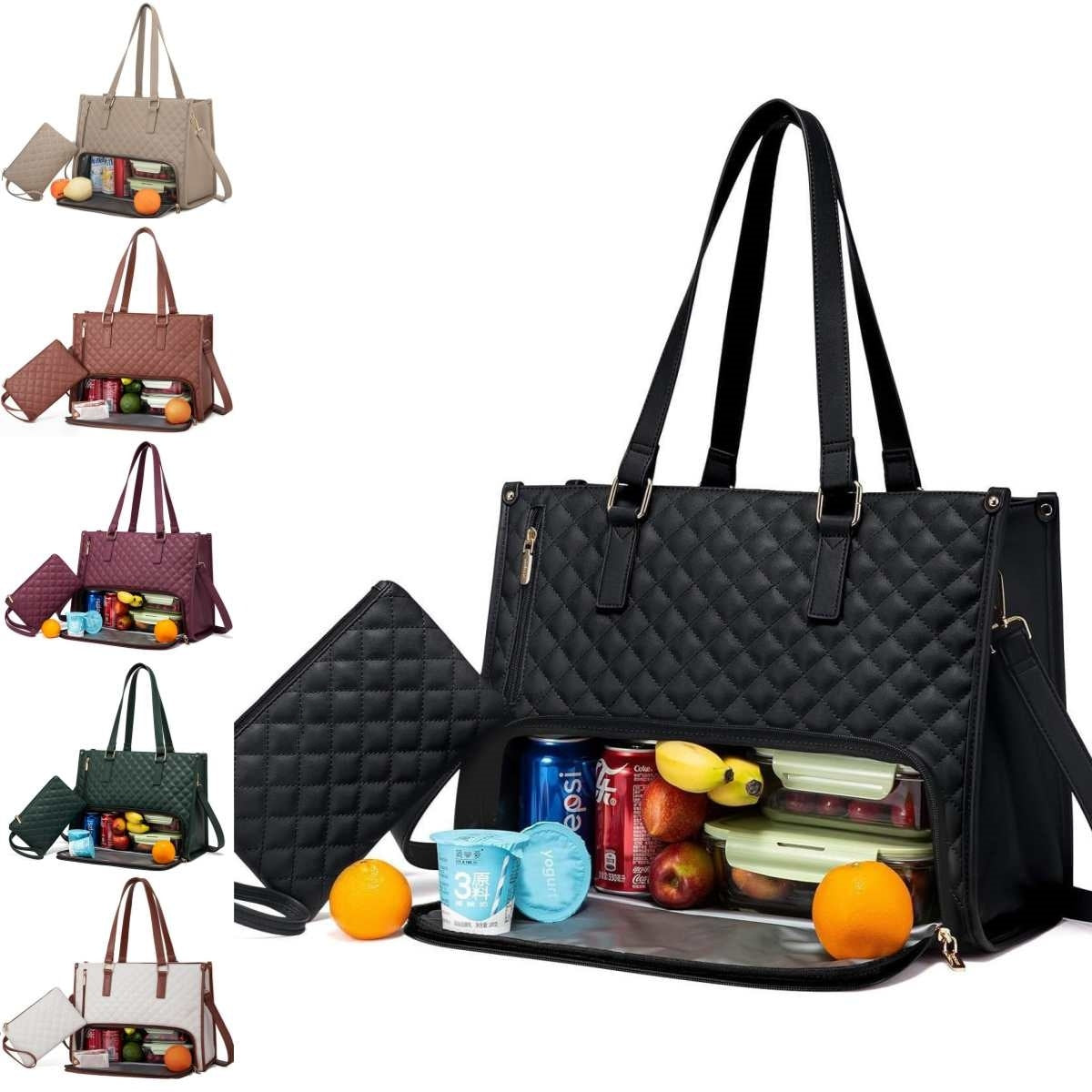 Fashionable Lunch Tote Bag Women's Large Capacity