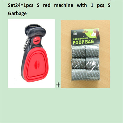 Dog Pet Travel Foldable Pooper Scooper With 1 Roll Decomposable bags