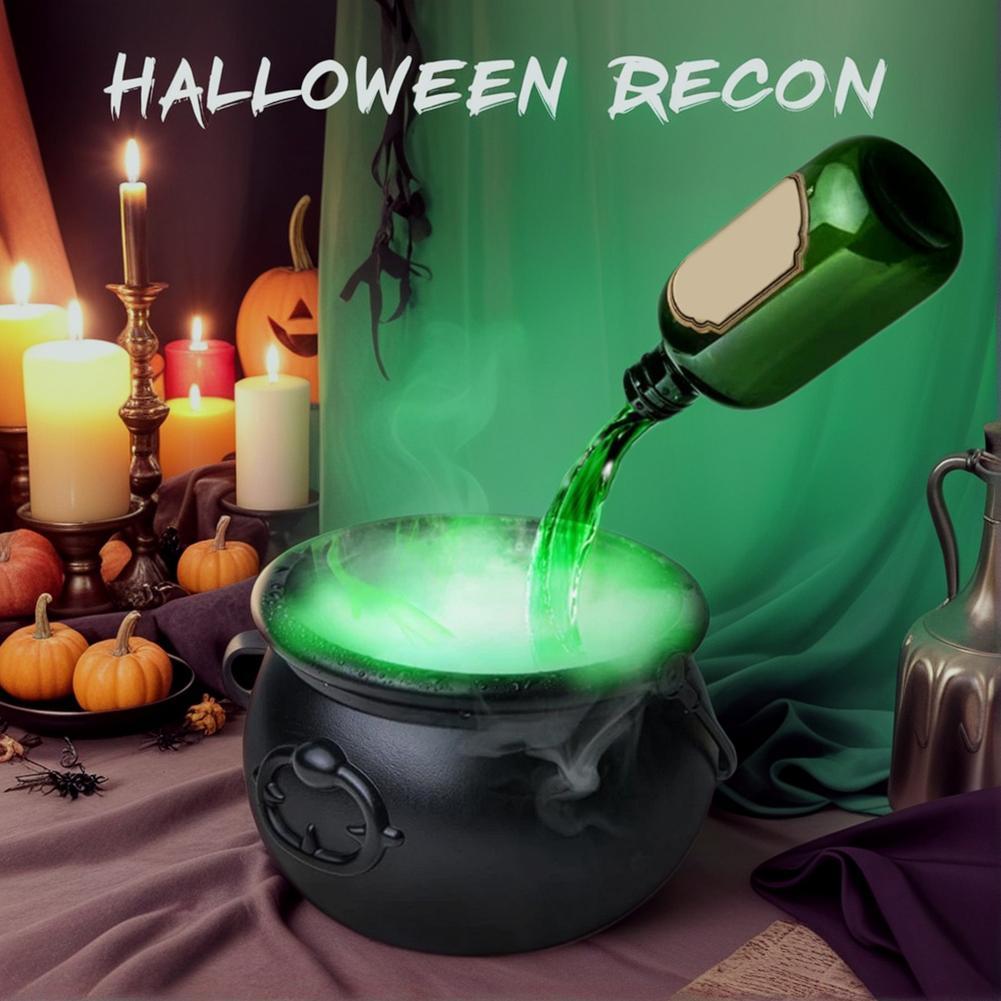 Halloween Black Wizard Bowl Magic Float Bottle Indoor Home Bar Magic Party Horror Ghost Decoration