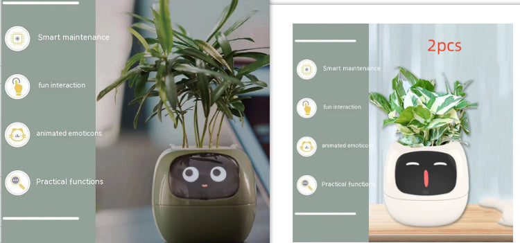 Smart Planter Endless Fun Over 49 Rich Expressions 7 Smart Sensors And AI Chips Set23 Small