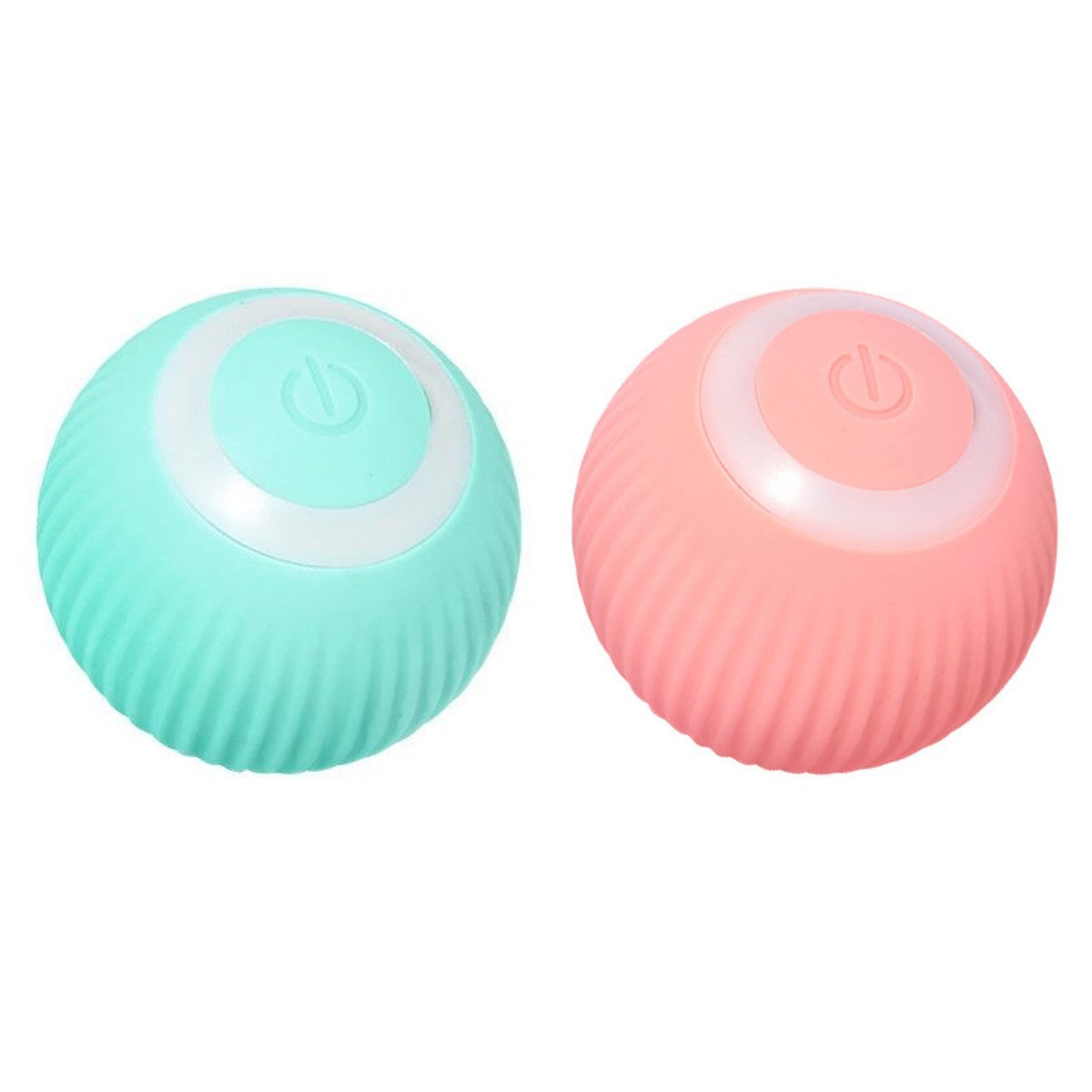 Cat Gravity Intelligent Rolling Ball Tease Toy Pet Automatic Rotating Ball 2pcs USB
