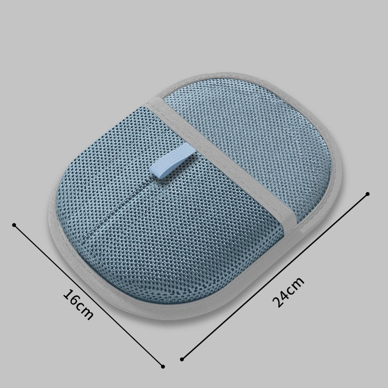 Pet Hair Remover Gloves Deshedding Brush Glove For Dog Cat Rabbit Blue 1PCS