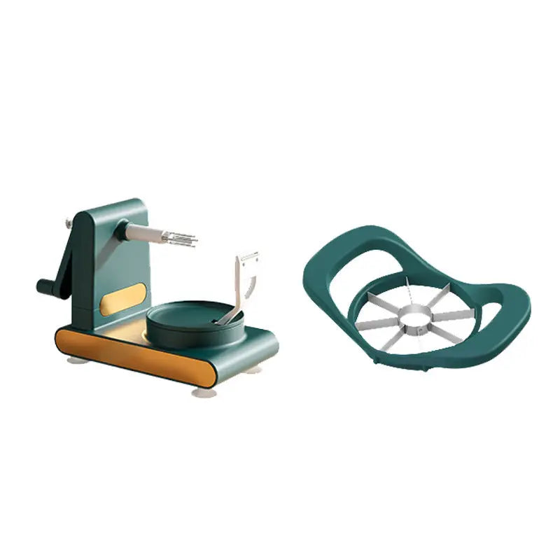 Hand-cranked Multifunctional Peeler Machine Dark green Peeler Splitter