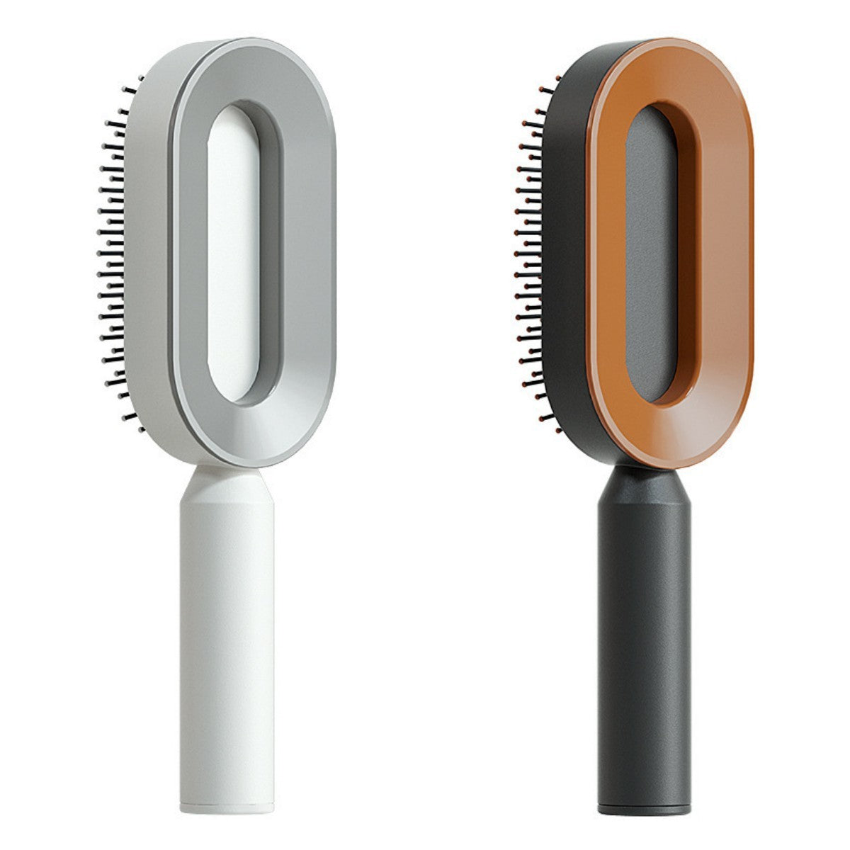 Self Cleaning Hair Brush For Women Massage Scalp Comb Anti-Static Hairbrush Set N