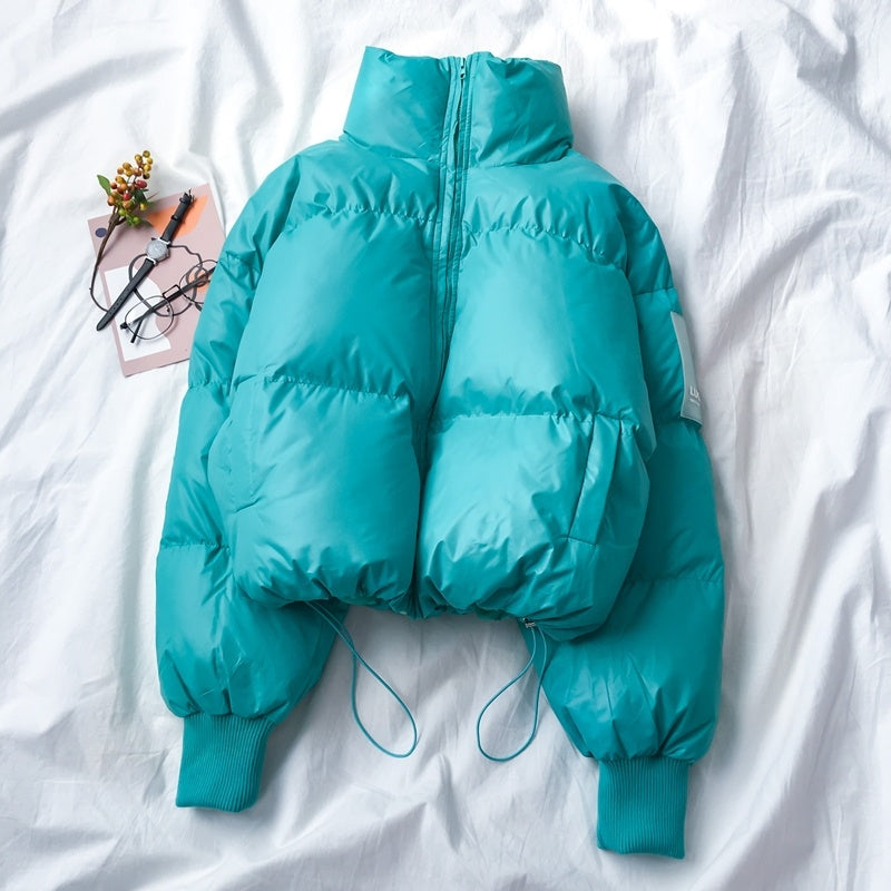 Bread clothes Korean style clothes women Cyan blue