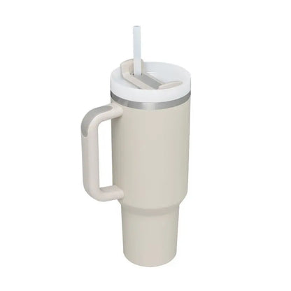 40 Oz Tumbler With Handle Straw Insulated Dunes 1200ML