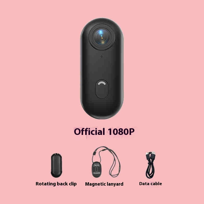 Outdoor Sports Camera In Helmet Motorcycle Bike Sport Mini Filming Bicycle Action 4K Professional Body Cam And Video Cameras Black Simple Match 1080p Without memory card