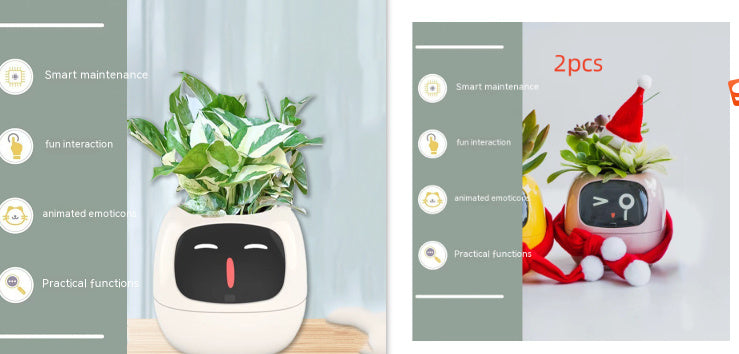 Smart Planter Endless Fun Over 49 Rich Expressions 7 Smart Sensors And AI Chips Set17 Small