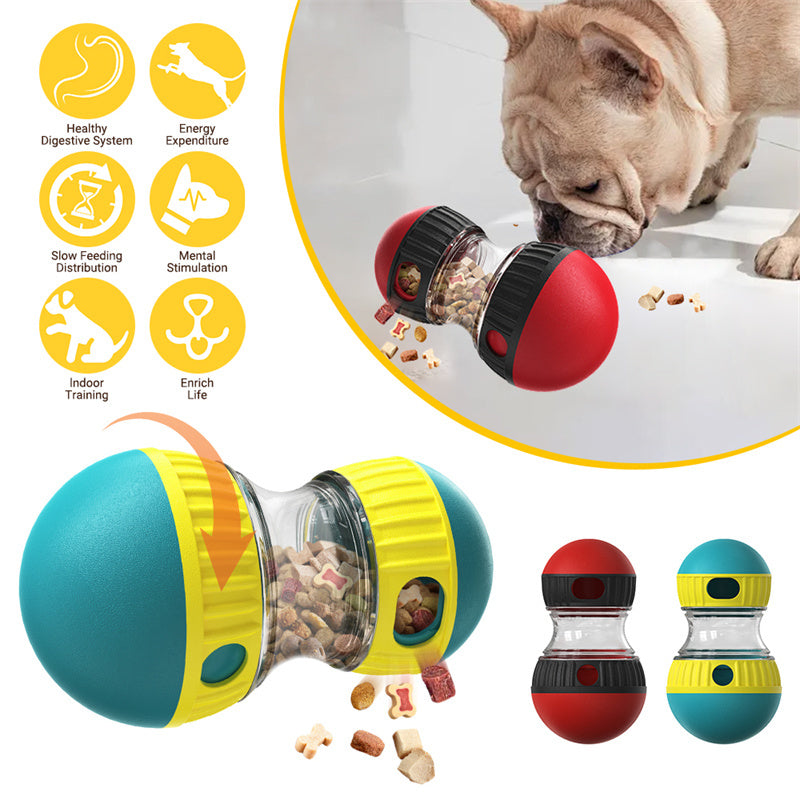 Food Dispensing Dog Toy Ball Puzzle Toys Interactive Slowly Feeding