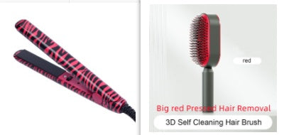 Self Cleaning Hair Brush For Women Massage Scalp Comb Anti-Static Hairbrush