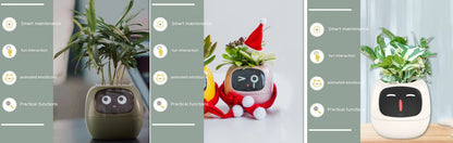 Smart Planter Endless Fun Over 49 Rich Expressions 7 Smart Sensors And AI Chips Set32 Small