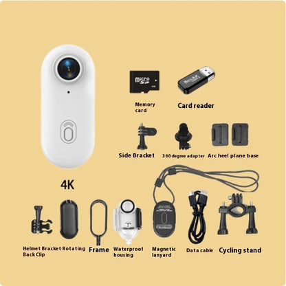 Outdoor Sports Camera In Helmet Motorcycle Bike Sport Mini Filming Bicycle Action 4K Professional Body Cam And Video Cameras White 4K