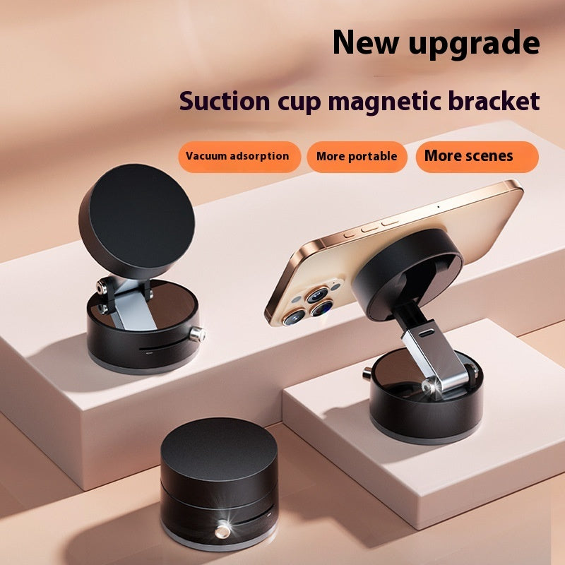 Foldable Magnetic Vacuum Car Phone Holder Foldable For Smart Phone
