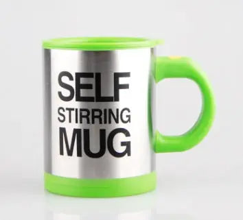 Automatic Stirring Glass Lazy Electric Mug Green 1