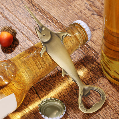 Creative Swordfish Handle Metal Bottle Openers Kitchen Bar Accessories Tools Kitchen Gadgets
