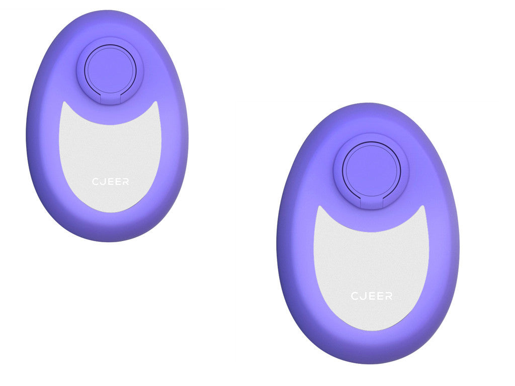 CJEER Upgraded Crystal Hair Removal Magic Crystal Hair Eraser For Women And Men Purple 2pc