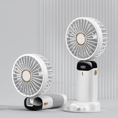 USB Rechargeable Mini Portable Handheld Electric Fan Outdoor Fan White USB