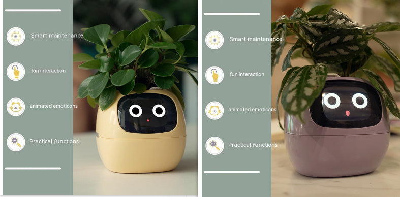 Smart Planter Endless Fun Over 49 Rich Expressions 7 Smart Sensors And AI Chips Set59 Small