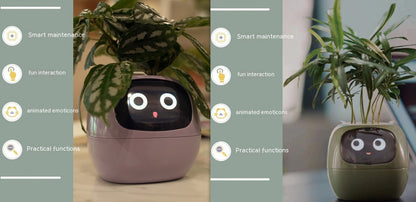 Smart Planter Endless Fun Over 49 Rich Expressions 7 Smart Sensors And AI Chips Set49 Small