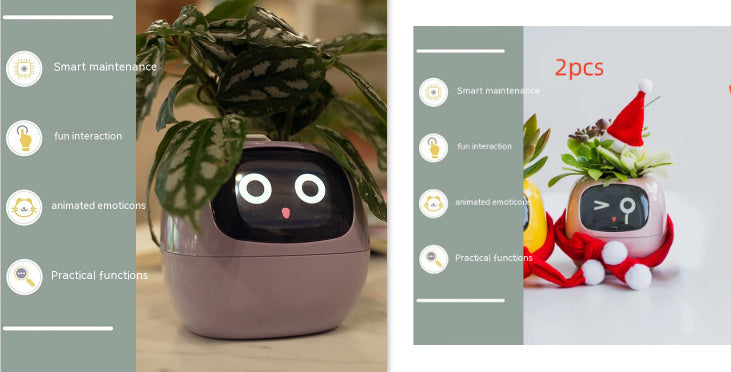 Smart Planter Endless Fun Over 49 Rich Expressions 7 Smart Sensors And AI Chips Set16 Small