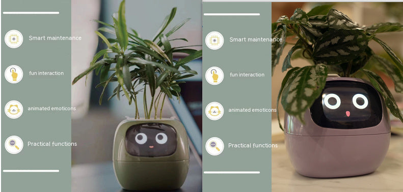 Smart Planter Endless Fun Over 49 Rich Expressions 7 Smart Sensors And AI Chips Set43 Small