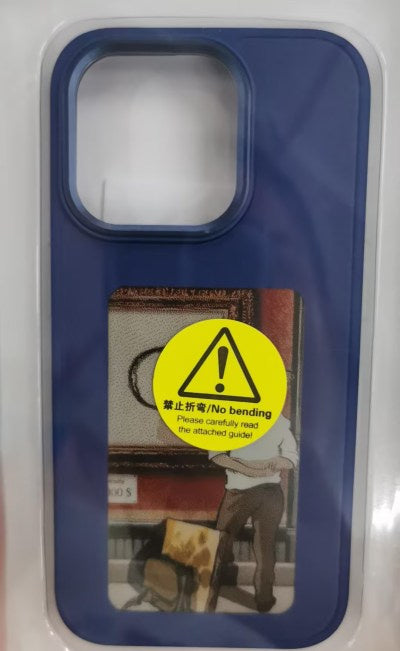E-ink Screen Phone Case Unlimited Screen Projection Personalized Luxury Phone Case Blue