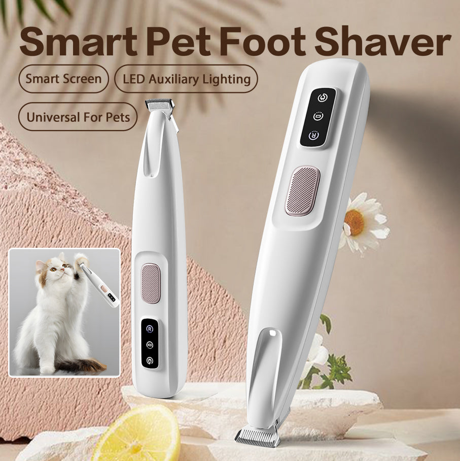 2025 New Pet Paw Trimmer Rechargeable Quiet Hair Trimmer For Pets