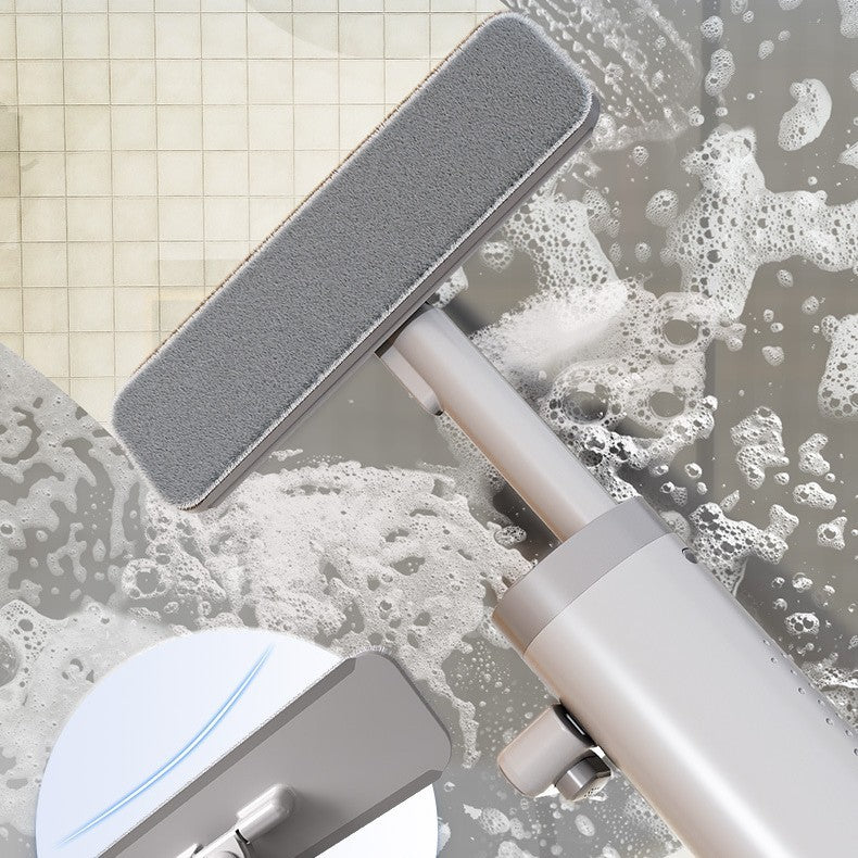 Rotatable Self-Squeeze Mini Mop With Crevice Brush Hand Wash-Free Flat Squeeze Mop For Floor Cleaning