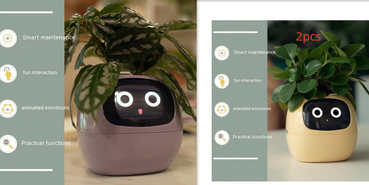 Smart Planter Endless Fun Over 49 Rich Expressions 7 Smart Sensors And AI Chips Set29 Small