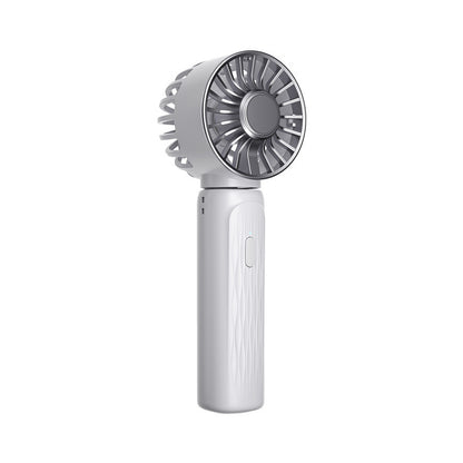 Turbos Chilled Ice Sensation Cold Fan Super Mini Turbos Speed Fan USB Powered Digital Display FH01 White 63x57x176mm