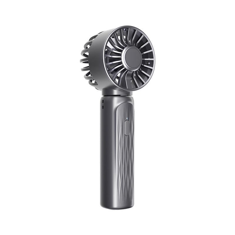 Turbos Chilled Ice Sensation Cold Fan Super Mini Turbos Speed Fan USB Powered Digital Display FH01 Black 63x57x176mm