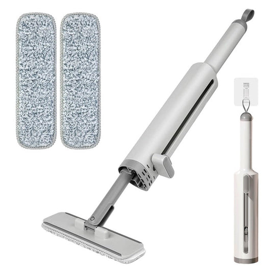 Rotatable Self-Squeeze Mini Mop With Crevice Brush Hand Wash-Free Flat Squeeze Mop For Floor Cleaning