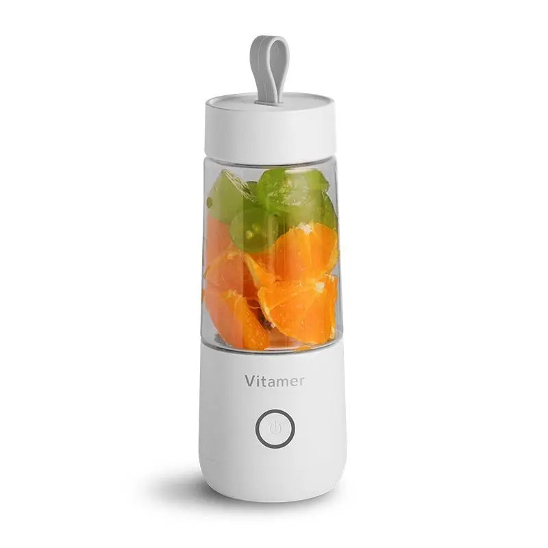 350ml Portable Blender Juicer Electric USB Rechargeable Mixer Smoothie White