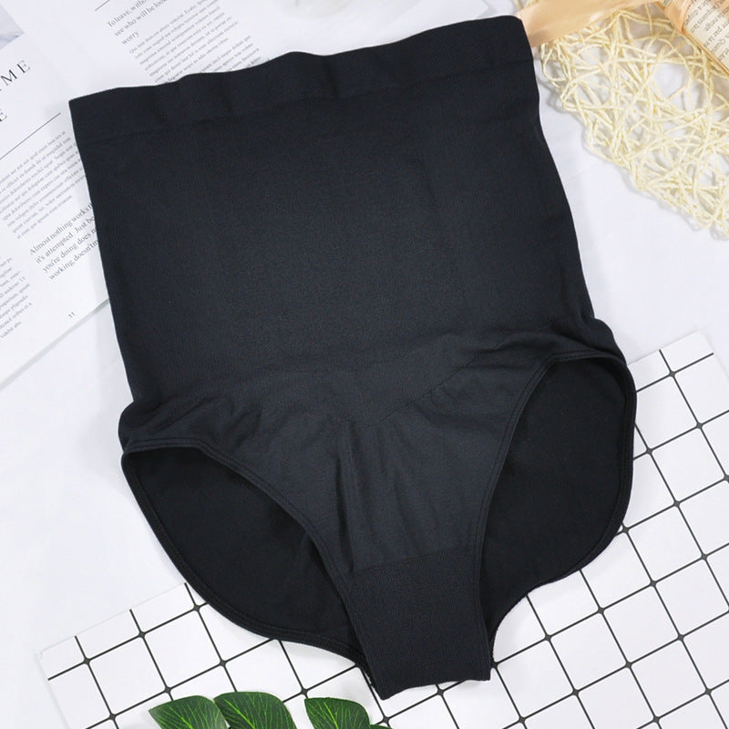 High-Waisted Ladies Triangle Seamless Waist Pants Sexy Shorts Black1pc